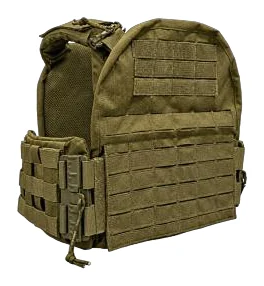Combination tactical vest with MOLLE webbing